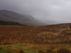 Fannichs from the A832 Braemore Junction-Dundonnell road