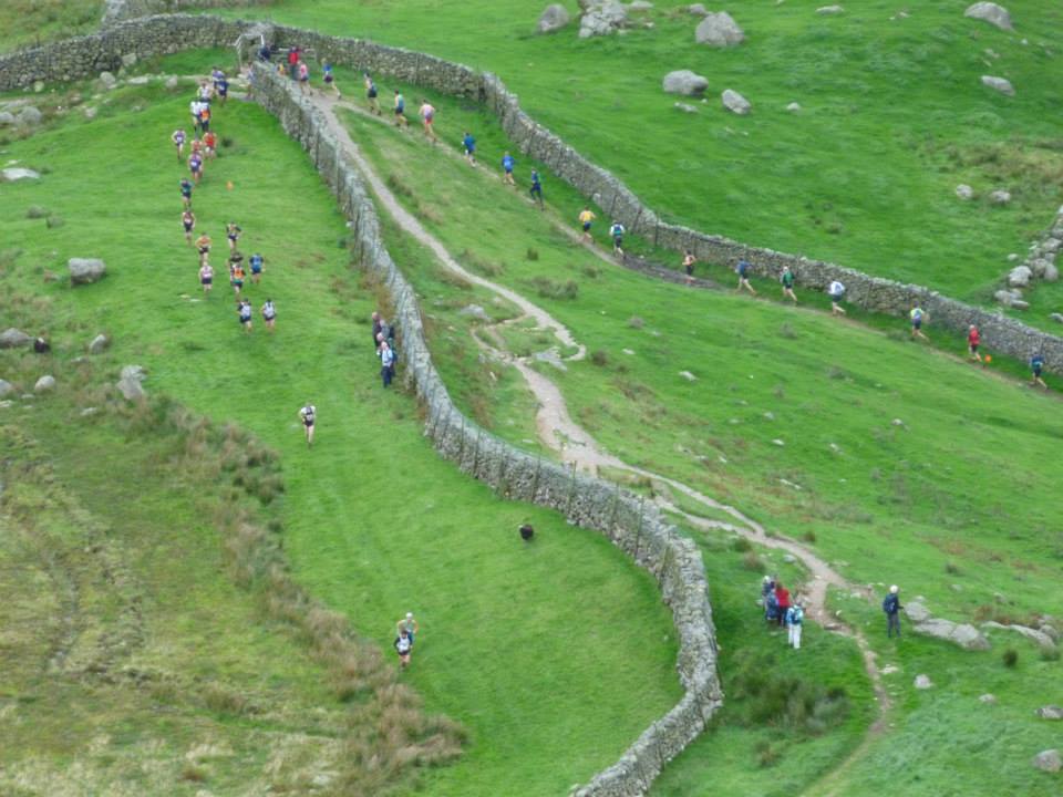 Runners soon after the start